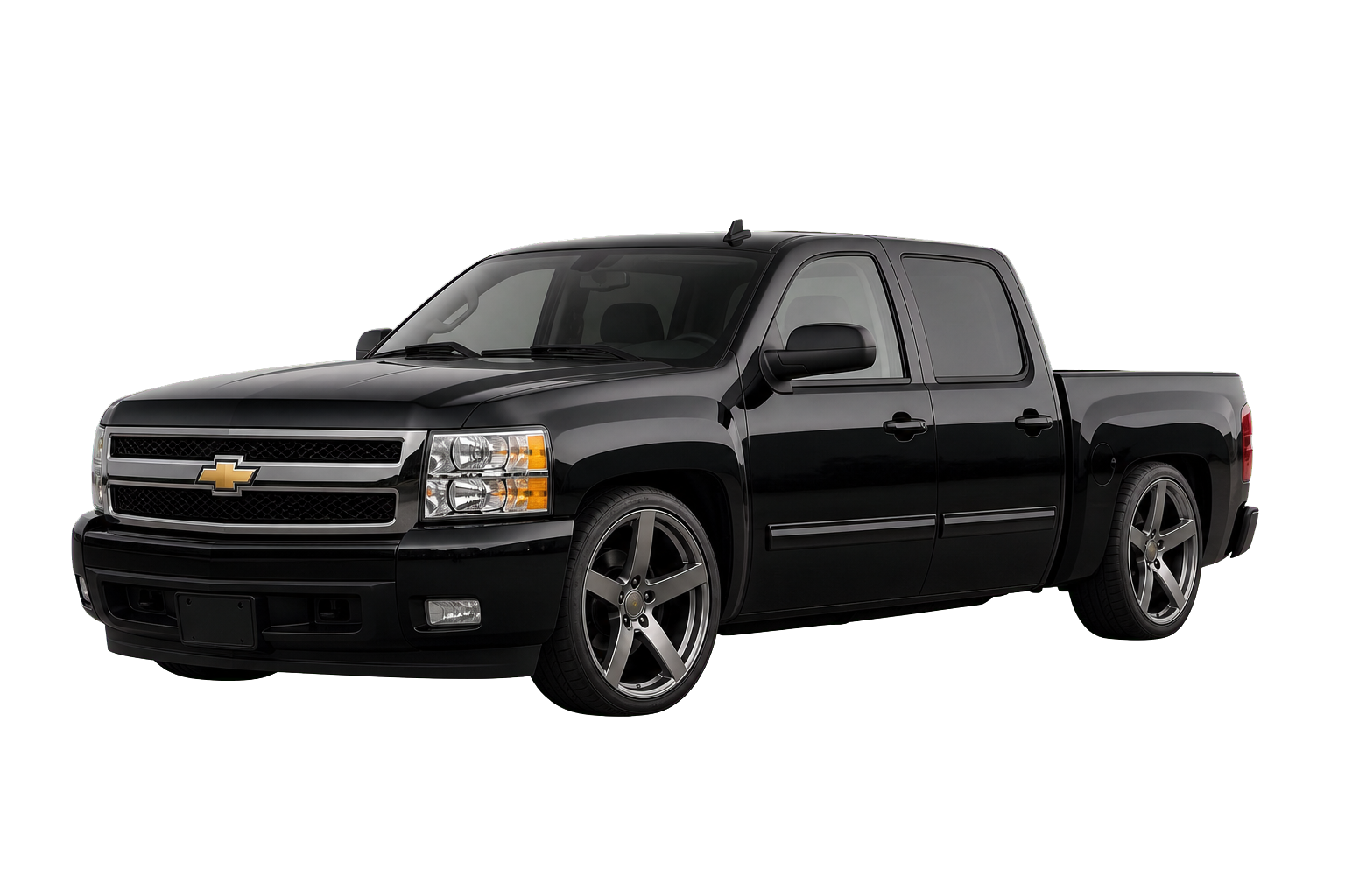 Black 2007–2013 Chevrolet Silverado 1500