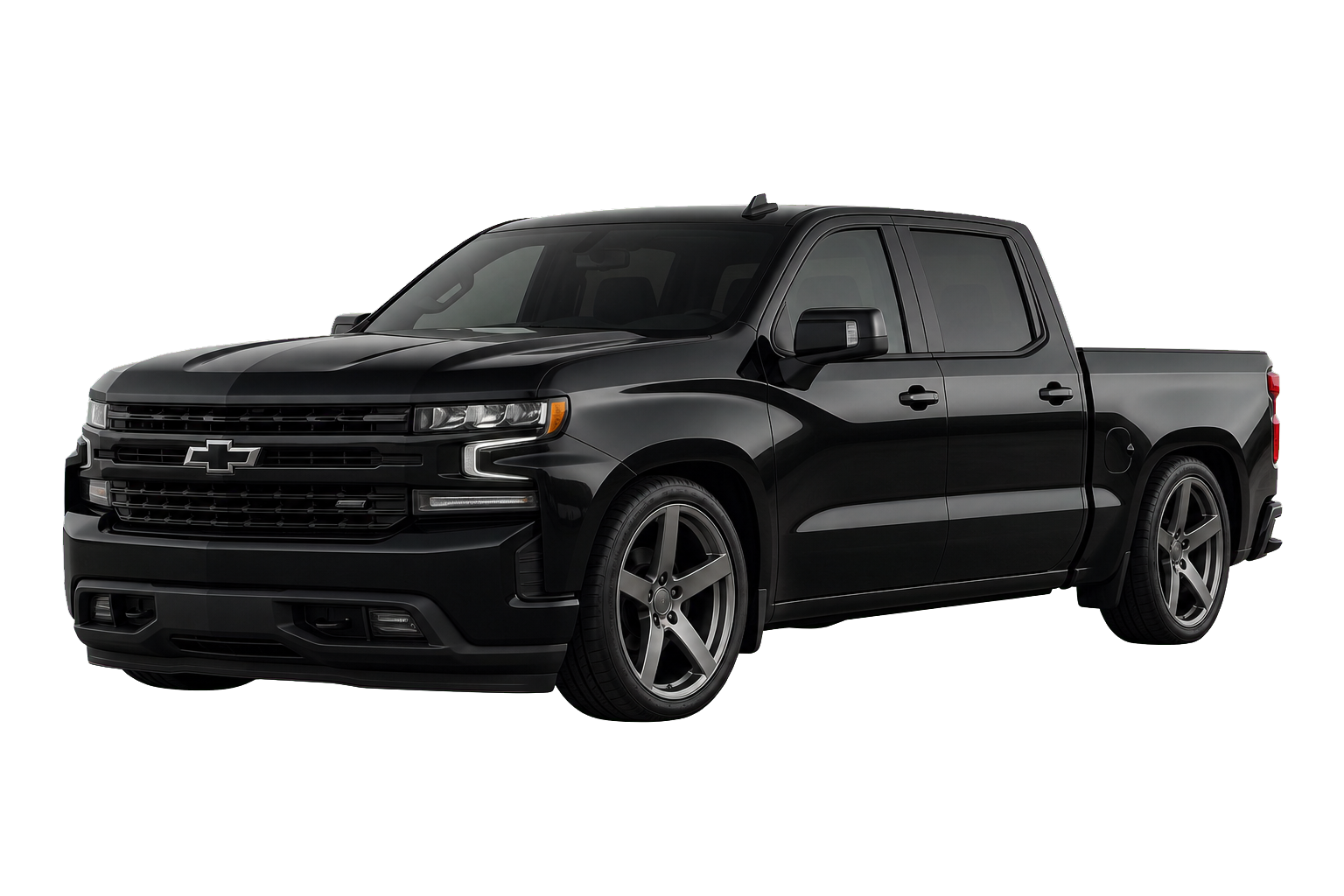 Black 2019–2021 Chevrolet Silverado 1500