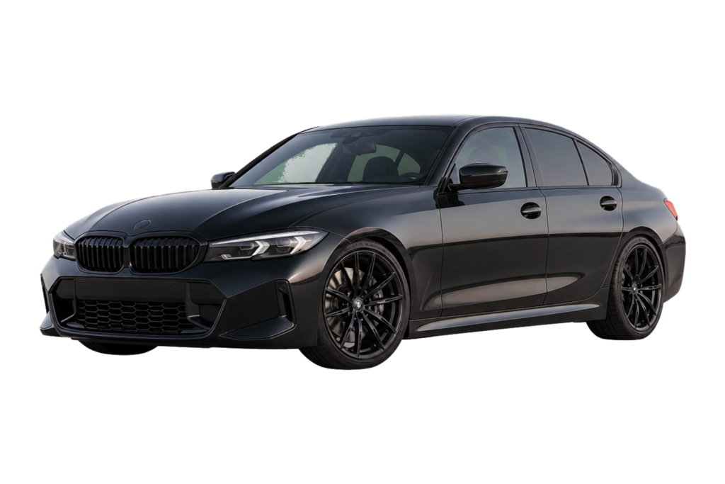 Black BMW 3 Series G20 sedan for 2019-2026