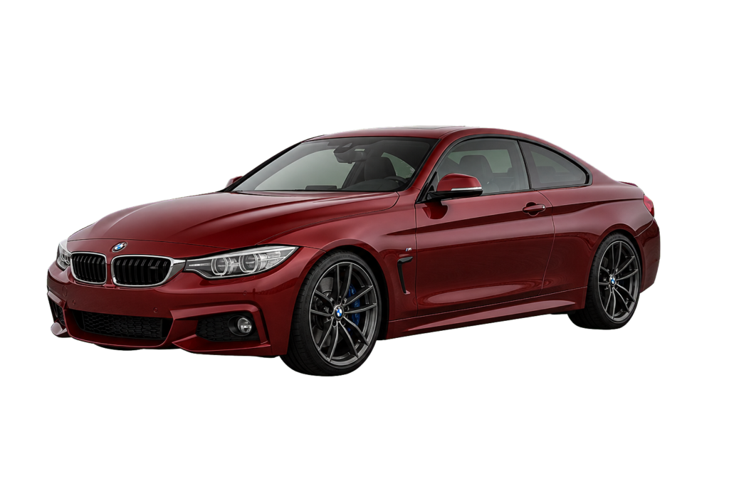 Red BMW 4 Series F32 coupe for 2014-2020