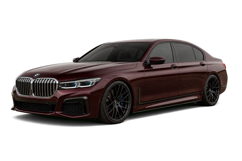 Burgundy BMW 7 Series G11 LCI sedan for 2016-2022