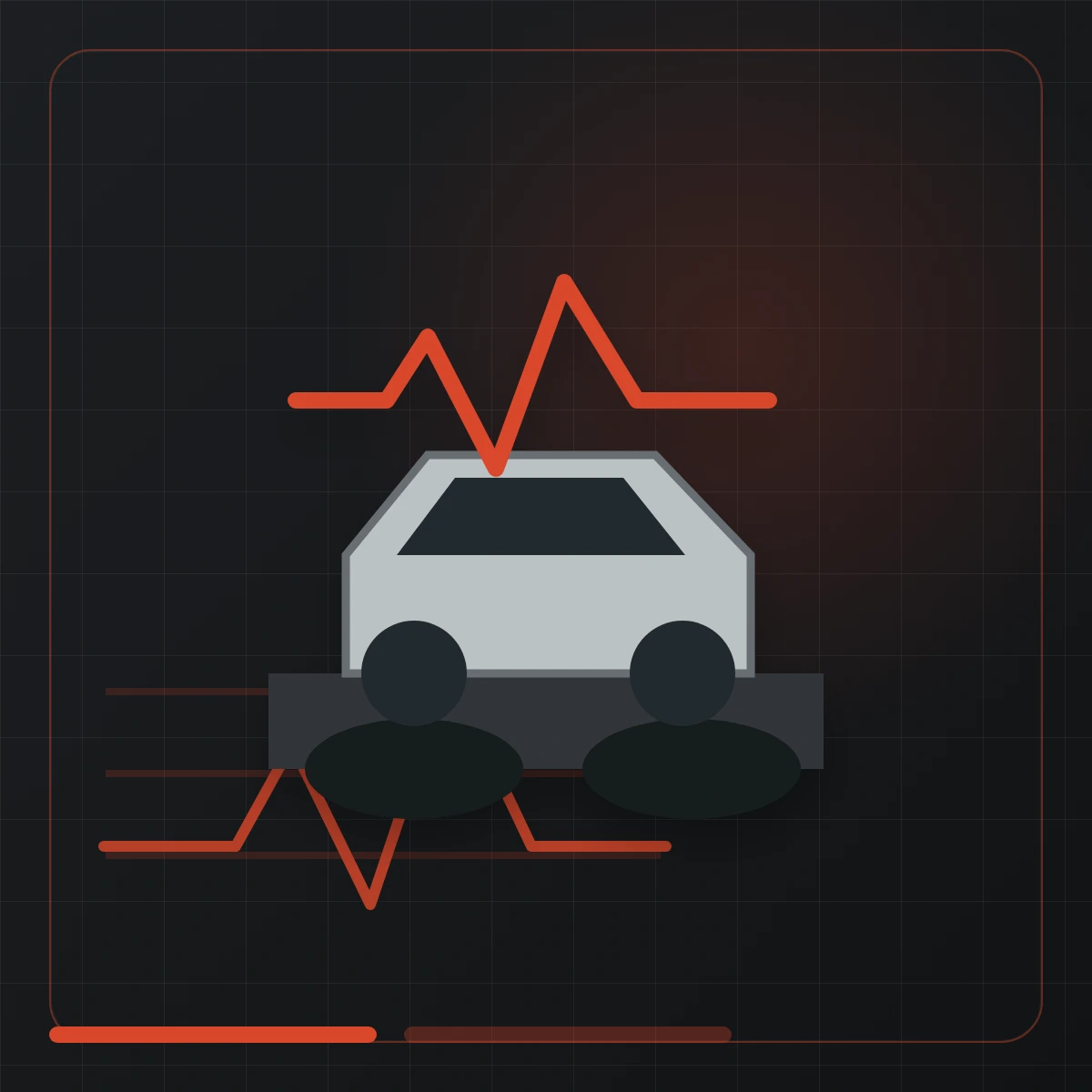 Chassis dynamometer and live calibration graph illustration