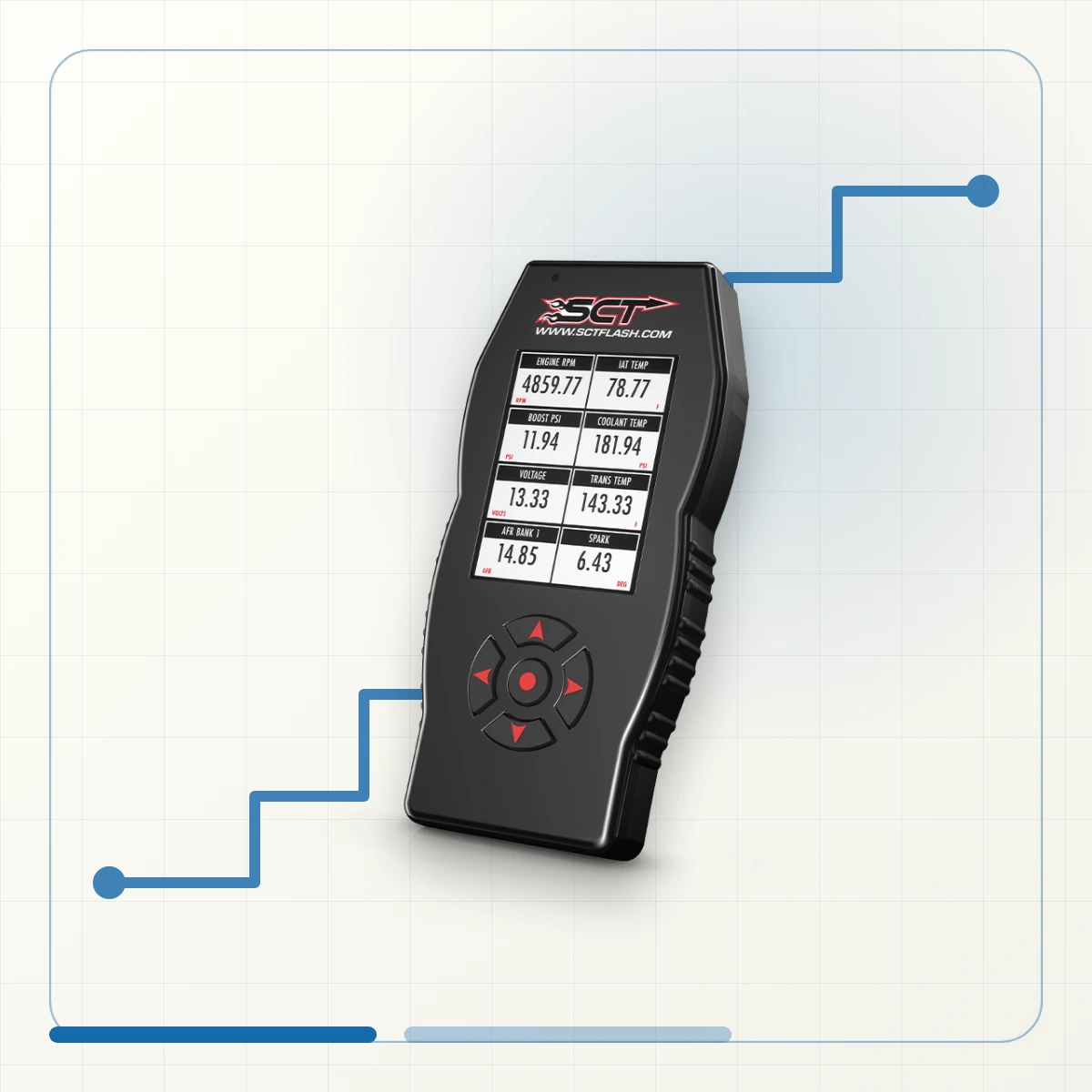 SCT X4 programmer for supported Ford vehicles